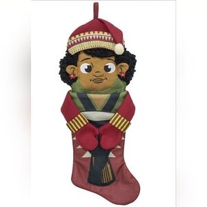 Festive Christmas Stocking Drummer Girl